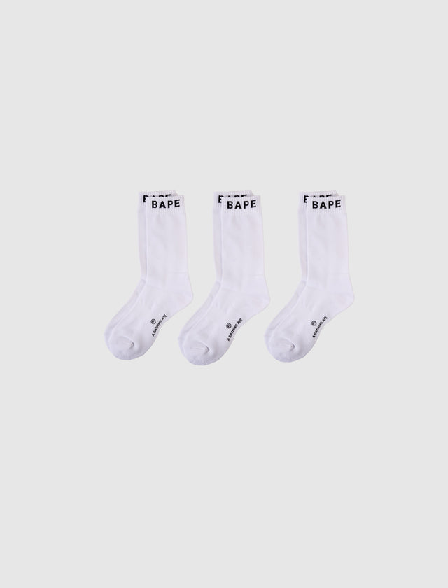 BAPE SOCKS 3-PACK