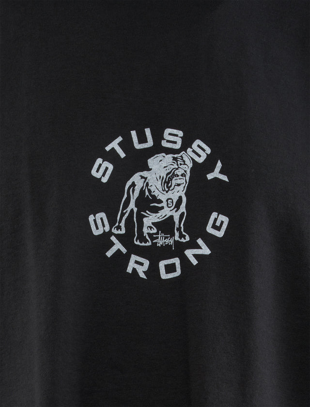 BLACK "STRONG MAC" DOG TEE