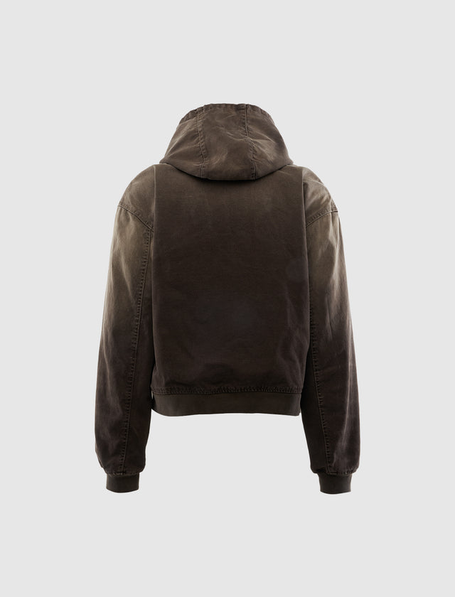 CANVAS HOODED JACKET
