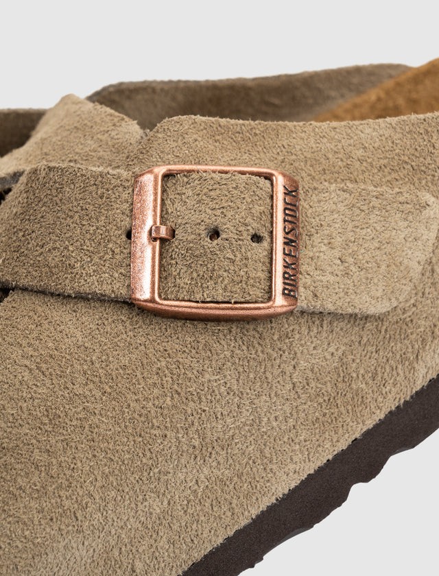 BOSTON SUEDE LEATHER "TAUPE"