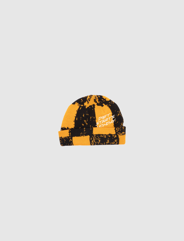 CHECKERED BEANIE