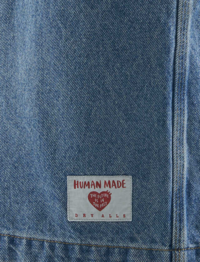 DENIM PAINTER SHORTS