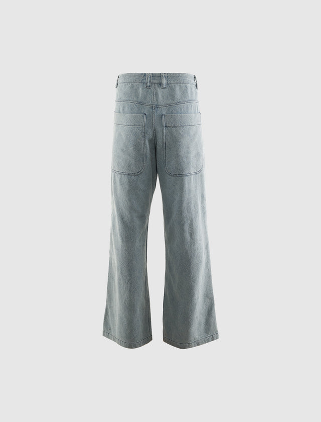 INDIGO WIDE LEG PANT