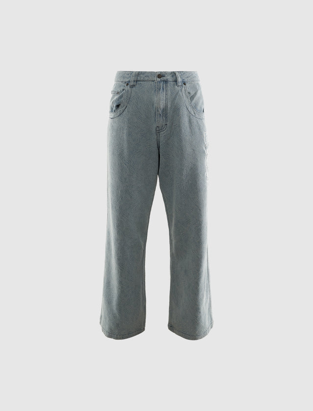 INDIGO WIDE LEG PANT