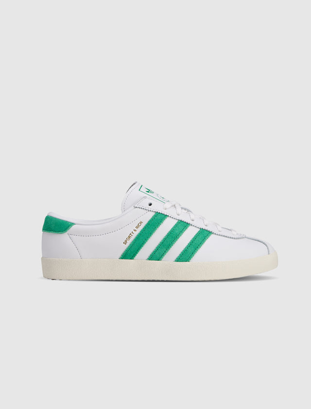 SPORTY AND RICH BLANC "WHITE/GREEN"